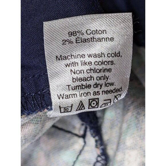 J. Crew Womens Size 6 Floral Paisley Multicolored Capri Cropped Pants - Picture 7 of 12